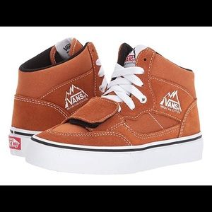 Burnt orange suede Hi top vans! Limited edition!